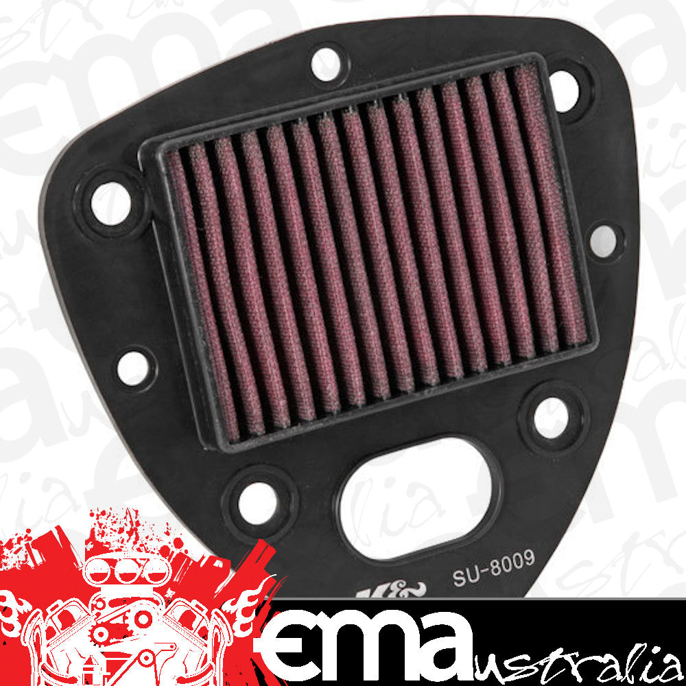 K&N Filters KNSU-8009 Replacement Motorcycle Air Filter Suit 2009-2011 Suzuki Boulevard C50 M50 & Vl800 Intruder