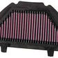 K&N Filters KNYA-1007 Filters Performance Air Filter Yamaha Yzf R1 2007-2008
