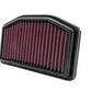 K&N Filters KNYA-1009R Replacement Motorcycle Air Filter Suit 2009-2013 Yamaha Yzf R1 Race Specific