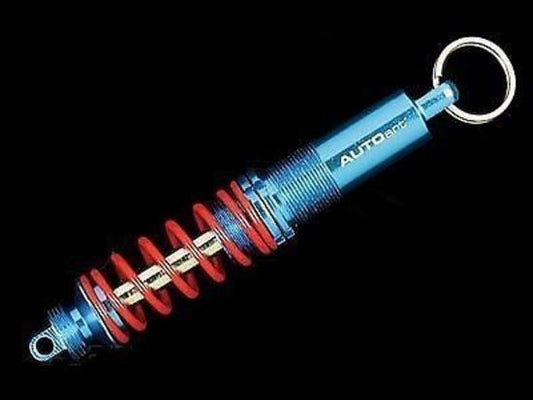 Engine Master Australia KR40183 Autoart Design Coil Over Shocker Ball Point Pen Keyring 3-3/8" Long Blue