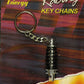 High Energy Racing KR6652BLK Key Ring Aluminium Shock Absorber Silver/Black