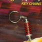 High Energy Racing KR6652R Key Ring Aluminium Shock Absorber Silver/Red