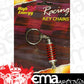 High Energy Racing KR6652R Key Ring Aluminium Shock Absorber Silver/Red