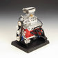 Liberty Classics LC84035 1:6 Scale Die-Cast Metal Chev Blown Hot Rod Engine 6" High X 6.5" Wide X 5" Dia.