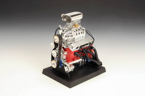 Liberty Classics LC84035 1:6 Scale Die-Cast Metal Chev Blown Hot Rod Engine 6" High X 6.5" Wide X 5" Dia.