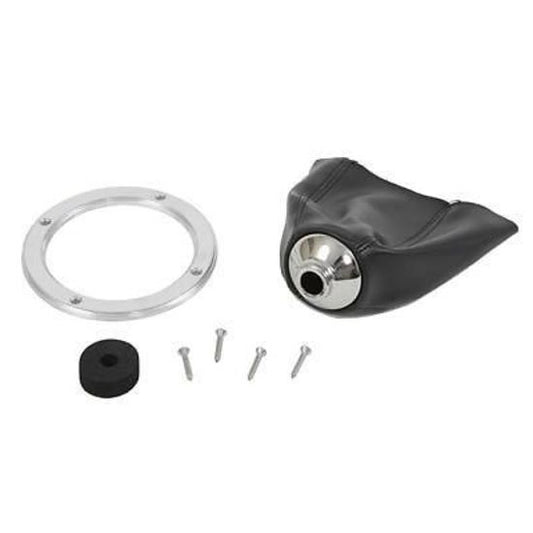 Lokar LK-70-BCLB   Shifter Boot 5.250" Diameter W/ Boot & Aluminium Trim Ring