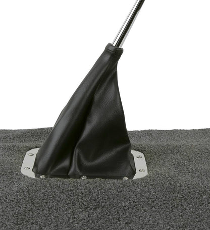 Lokar | LK-70-FMB | Rectangular Shifter Boot & Ring Polished S/Steel Trim Ring