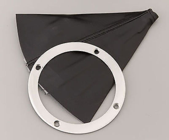 Lokar LK-70-HRB  Shifter Boot 5" Diameter W/ Boot & Stainles Steel Ring