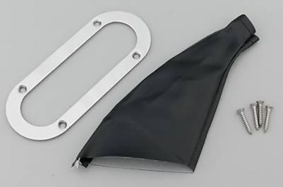 Lokar LK-70EHBF  Parking Brake Handle Boot Black Floor Mount