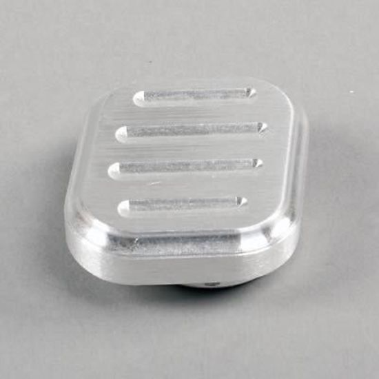 Lokar LK-BAG-6003  Square Dimmer Switch Cover Ball Milled Brushed Alloy