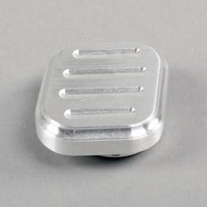 Lokar LK-BAG-6003  Square Dimmer Switch Cover Ball Milled Brushed Alloy