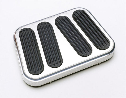 Lokar LK-BAG-6102  Brake/Clutch Pedal Pad  Billet Alloy/Rubber Suit '67-'69 Camaro