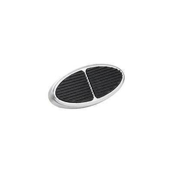 Lokar LK-BAG-6107  Billet Brushed Aluminium Brake Pedal Oval