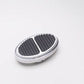 Lokar LK-BAG-6109  Oval Dimmer Switch Cover Brushed Alloy W/ Rubber Inserts