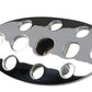 Lokar LK-BAG-6153  Lakester Steel Brake/Clutch Pedal Pad Chromed Drilled