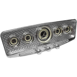 Lokar LK-BDI-9138  Goolsby Edition Dash Insert  Accepts 3-1/8" & 2-1/16" Gauges