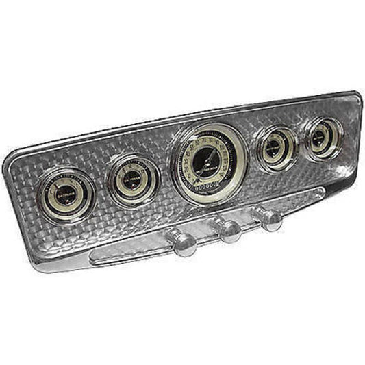 Lokar LK-BDI-9138  Goolsby Edition Dash Insert  Accepts 3-1/8" & 2-1/16" Gauges