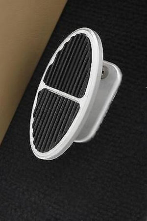 Lokar LK-BFR-6114   Billet Brushed Aluminium Foot Rest Oval 1.375" X 3.750"