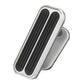 Lokar LK-BFR-6116  Billet Brushed Aluminium Foot Rest Rectangular 1.5"X4"