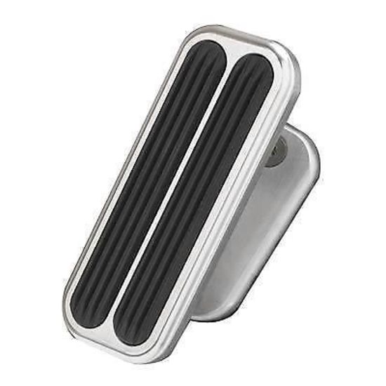 Lokar LK-BFR-6116  Billet Brushed Aluminium Foot Rest Rectangular 1.5"X4"