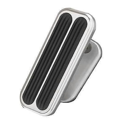 Lokar LK-BFR-6116  Billet Brushed Aluminium Foot Rest Rectangular 1.5"X4"
