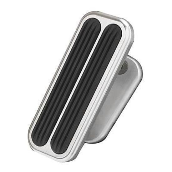 Lokar LK-BFR-611692941  Billet Brushed Aluminium Foot Rest Rectangular 1.5"X4" Lk-Bfr-6116