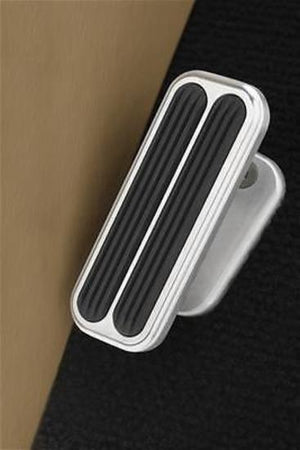 Lokar LK-BFR-611692941  Billet Brushed Aluminium Foot Rest Rectangular 1.5"X4" Lk-Bfr-6116