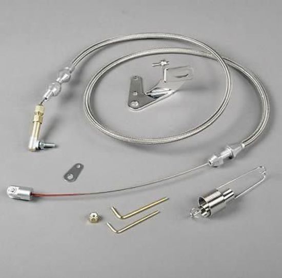 Lokar LK-DP-1000HT36  36" Duo-Pak Hi-Tech S/Steel Accelerator Cable Kit