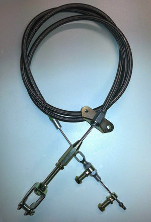 Lokar LK-EC-80JAGHT  Floor Mount Jag Hand Brake Cable Kit 96" Long S/S Housing