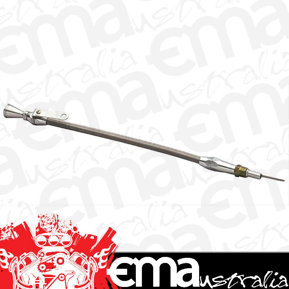 Lokar LK-ED-5005   Ford Sb 351W Braided Engine Dipstick Screw In Pan