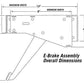 Lokar LK-EFB-9001  Under Dash Foot Operated Park Brake F/W Mount Brushed Alloy