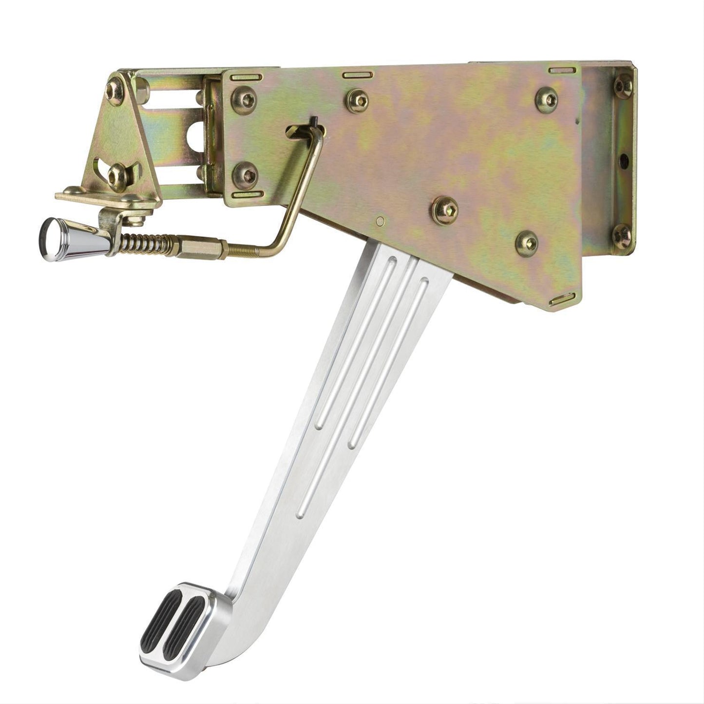 Lokar LK-EFB-9001  Under Dash Foot Operated Park Brake F/W Mount Brushed Alloy