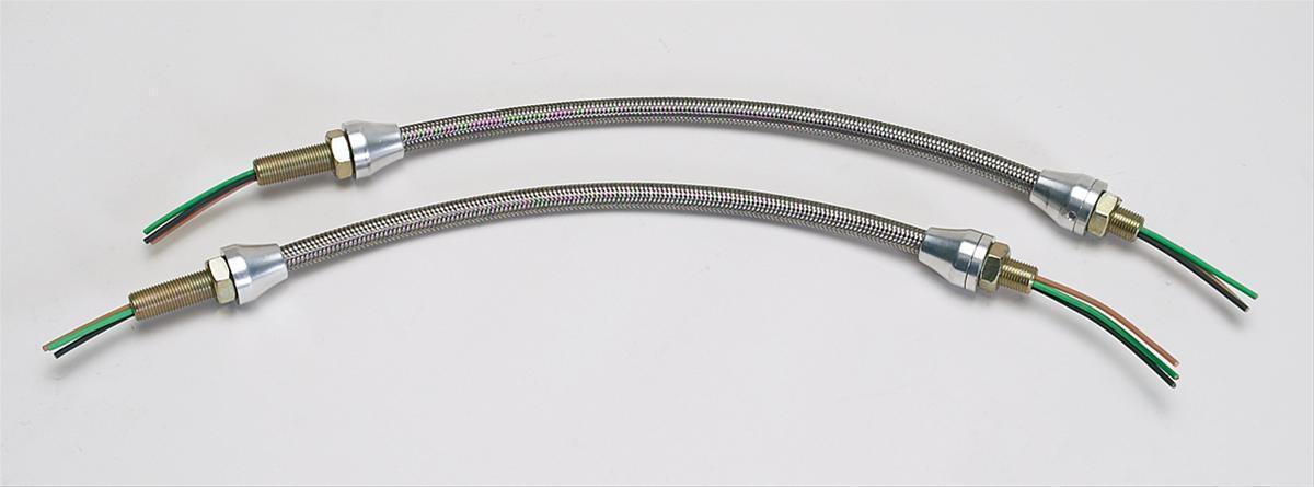 Lokar LK-HL-1900   Stainless Steel Braided Headlight Wiring Harnesses Pair