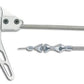 Lokar LK-HR-1100HT  Bonnet Release Cable Kit Lhs Brushed S/Steel & Billet Alloy