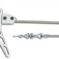 Lokar LK-HR1100HTRH Bonnet Release Cable Kit Right Hand Braided Stainless Steel Housing - Brushed Lk-Hr1100Htr/H