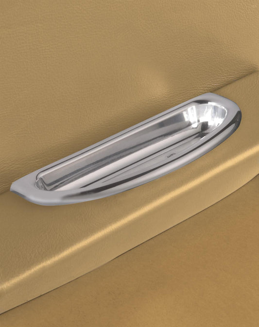 Lokar LK-IDP-2003   Crescent Oval Interior Arm Rest Door Pulls Polished Pair