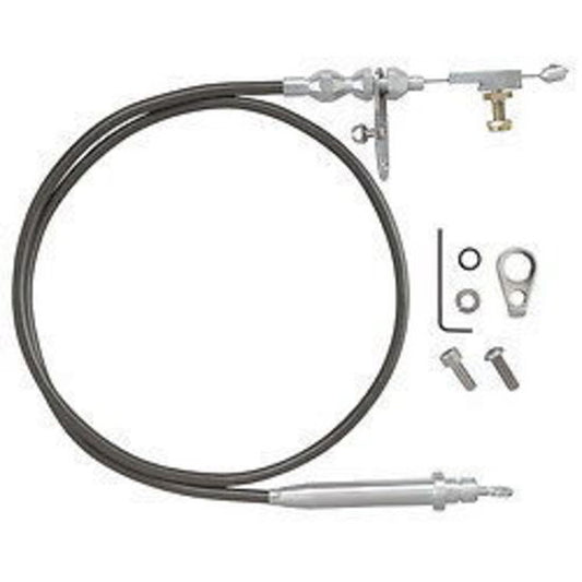 Lokar LK-KD-20C4U  Stainless Steel Kickdown Cable Black Ford C4 Transmission