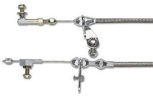 Lokar LK-KD-20PGHT  Braided S/Steel Kickdown Cable Kit  For Gm Powerglide Trans