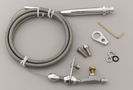 Lokar LK-KDP-2350HT  Polished Kickdown Cable Chev Gm Turbo 350 Transmission