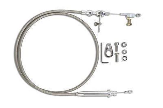 Lokar LK-KDP-2350HT  Polished Kickdown Cable Chev Gm Turbo 350 Transmission