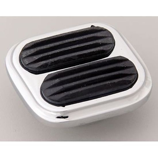 Lokar LK-SG-6009  Dimmer Switch Cover  Chrome Steel W/ Black Rubber Insert