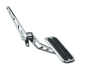 Lokar LK-SG-6016 Steel Xl Accelerator Peddal Assembly Chrome Finish W/ Rubber Insert