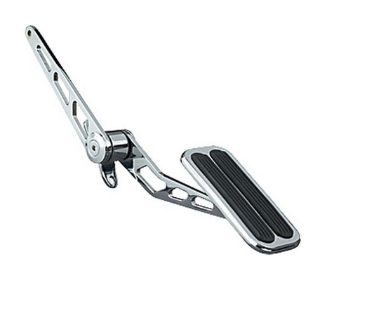 Lokar LK-SG-6016 Steel Xl Accelerator Peddal Assembly Chrome Finish W/ Rubber Insert