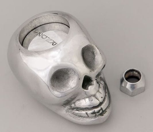 Lokar LK-SK-6862   Skull Gear Knob Polished Aluminium Suit 3-Speed Automatic
