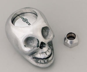 Lokar LK-SK-6863 700-R4 Skull Gear Knob - Polished