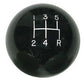 Lokar LK-SK-6876  5-Speed Manual Black 2" Gear Knob 3/8-24 & 3/8-16 Threads