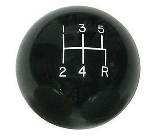 Lokar LK-SK-6876  5-Speed Manual Black 2" Gear Knob 3/8-24 & 3/8-16 Threads