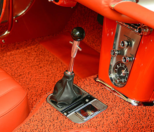 Lokar LK-SK-68MCB   Muscle Car Style W/ Black Shifter Knob