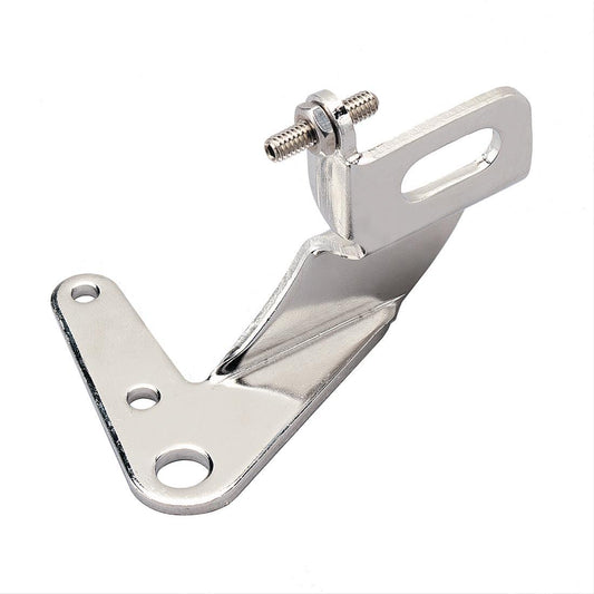 Lokar LK-SRK-4001   Polished Throttle Cable Bracket Carburetor Base Mount