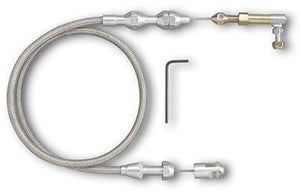 Lokar LK-TC-1000HT   Hi-Tech Braided Stainless Throttle Cable 24" Long